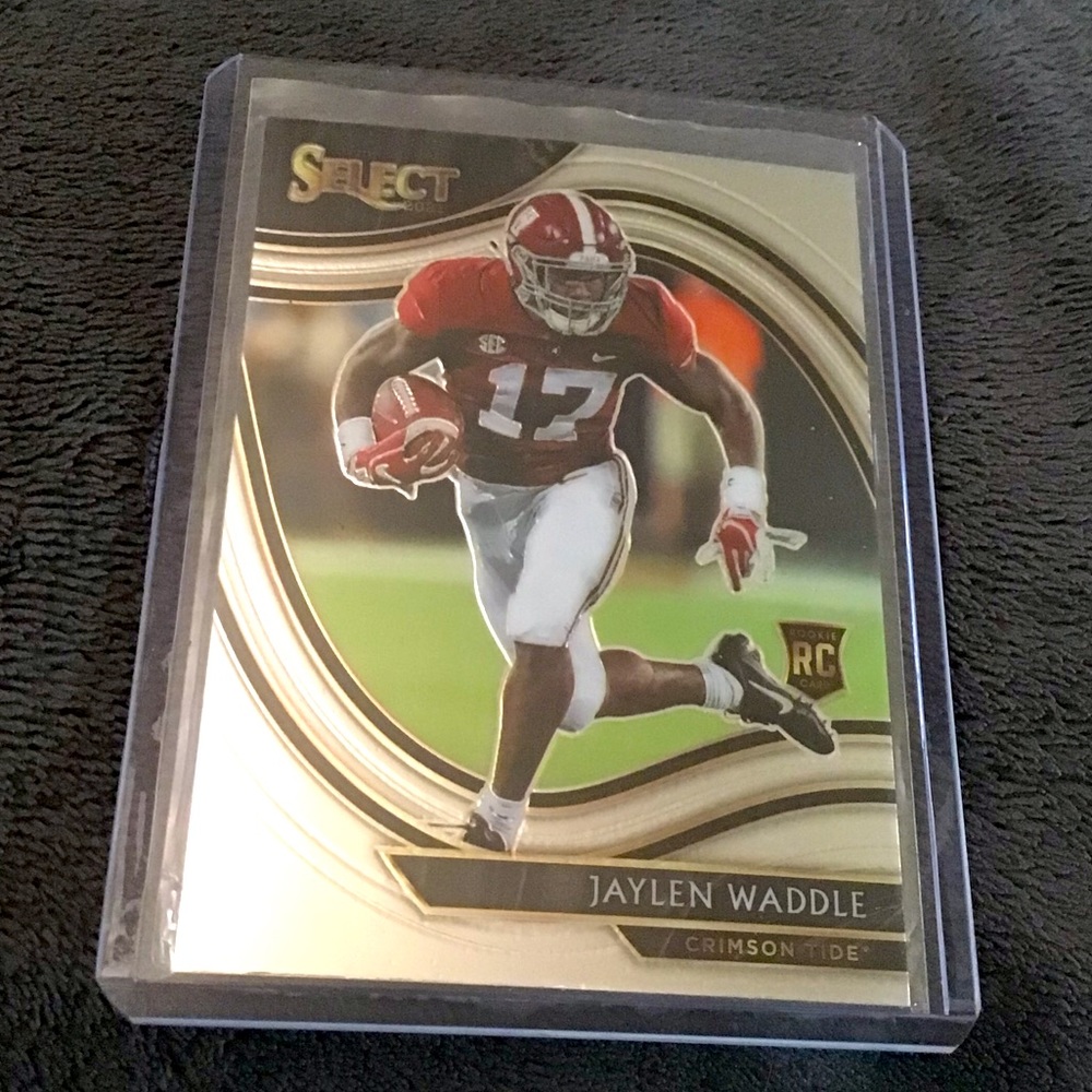Jaylen Waddle 2021 Panini Select Rookie Card (Miami Dolphins)